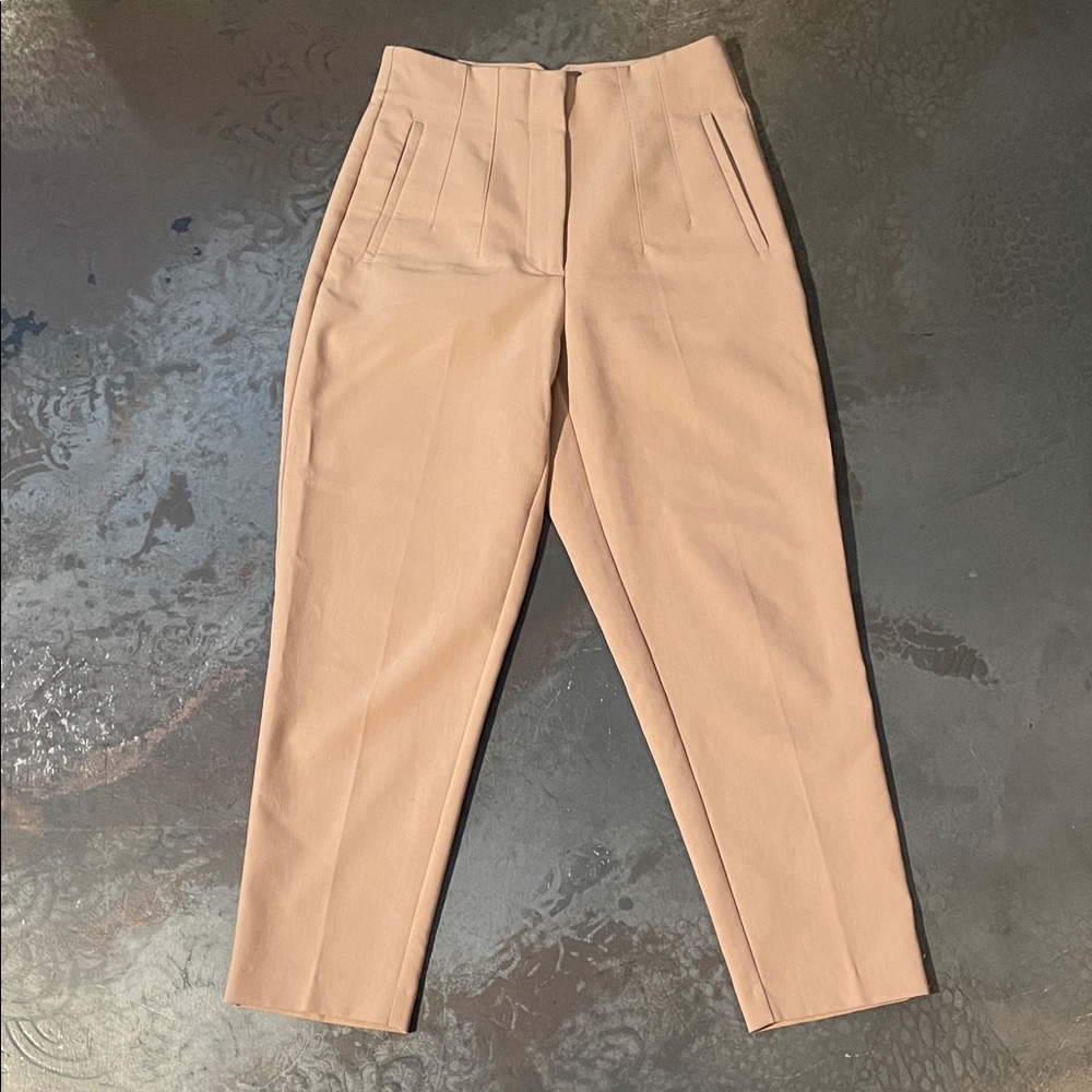 Zara Women's Beige Cropped Pants
